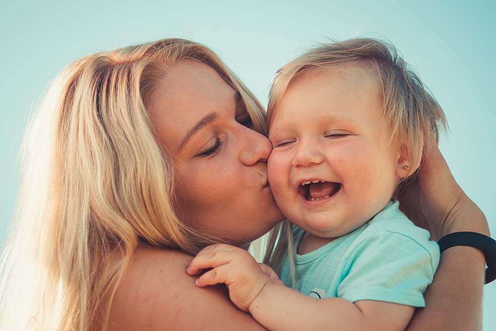 custody photo of mom and baby
